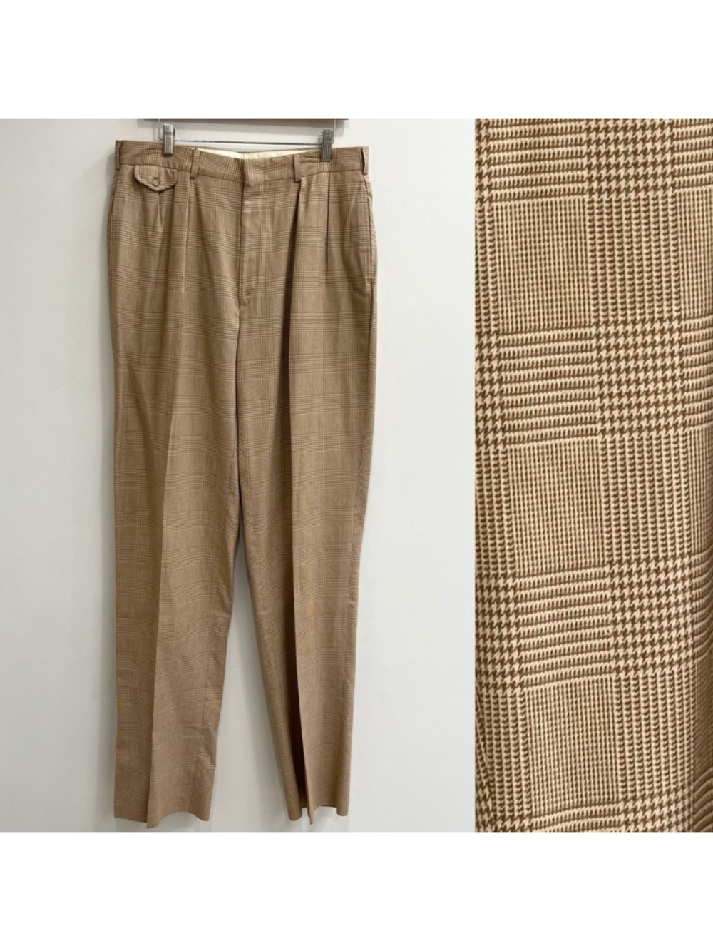 Ralph Lauren Men's Tan Glen Plaid Chinos​